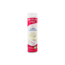 Ватні диски Lady Cotton 80+20 шт