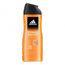 Гель для душу чоловічий Adidas Power Booster 3в1 400 мл