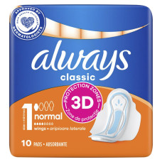 Гігієнічні прокладки Always Classic Normal Single 10 шт