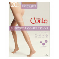 Колготки жіночі Conte ACTIVE SOFT 20 den р.5 Natural