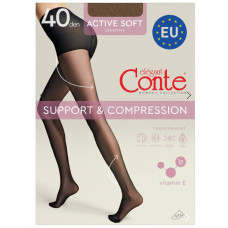 Колготки жіночі Conte ACTIVE SOFT 40 den р.4 Bronz