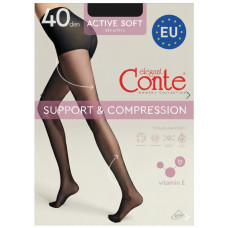 Колготки жіночі Conte ACTIVE SOFT 40 den р.4 Nero