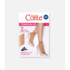 Шкарпетки жіночі Conte TENSION 40 (2 пари) р.23-25 Natural