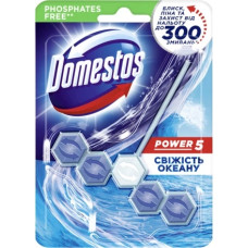 Блок для очищення унітазу Domestos Power 5 Свіжість океану, 55 г