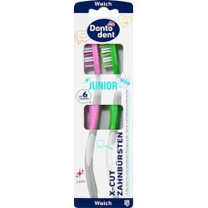 Дитяча зубна щітка Dontodent Junior X-Cut Soft 2 шт/уп