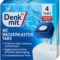 Таблетки Denkmit для унітазу в зливний бачок 4×50 г
