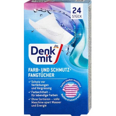Серветки-пастки Denkmit для прання з абсорбуючим ефектом 24 шт