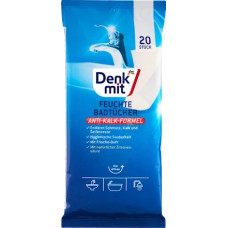 Вологі серветки Denkmit для ванної кімнати 20 шт