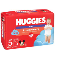 Підгузки-трусики дитячі Huggies Pants №5 (12-17кг) 34 шт BOY