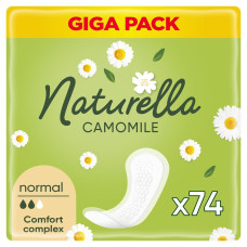 Щоденні гігієнічні прокладки Naturella Camomile Normal Quatro 74 шт