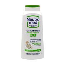 Гель для душу заспокійливий Neutromed Dermoprotect "Вівсяне молоко та Кокос" pH 5,5 600 мл
