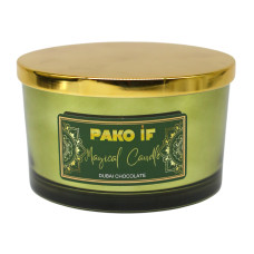 Свічка у склянці Pako Magical Candle Dubai chocolate 13×8 см