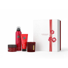 Набір Rituals M Ayurveda (гель для душу, крем для тіла, скраб для тіла, свічка) 200 мл, 100 мл, 125 г, 140 г