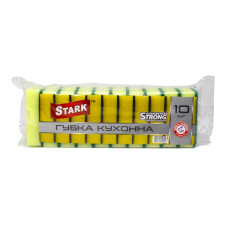 Stark Губка кухонна Жовта супер щільна 10 шт 