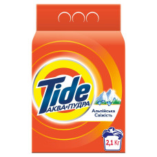 Пральний порошок Tide Аква-Пудра Альпійська свіжість 2,1 кг