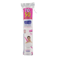 Ватні диски Septona Sensitive Touch DUO 70+50 шт