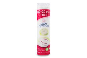 Ватні диски Lady Cotton 80+20 шт