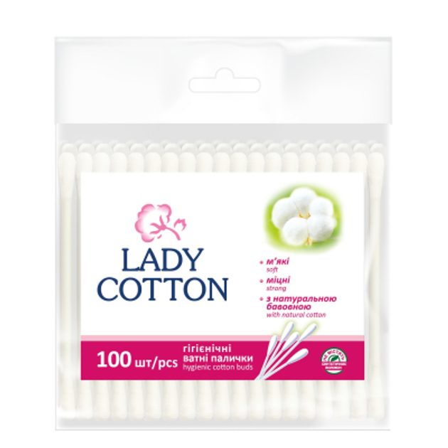 Ватні палички Lady Cotton 100 шт