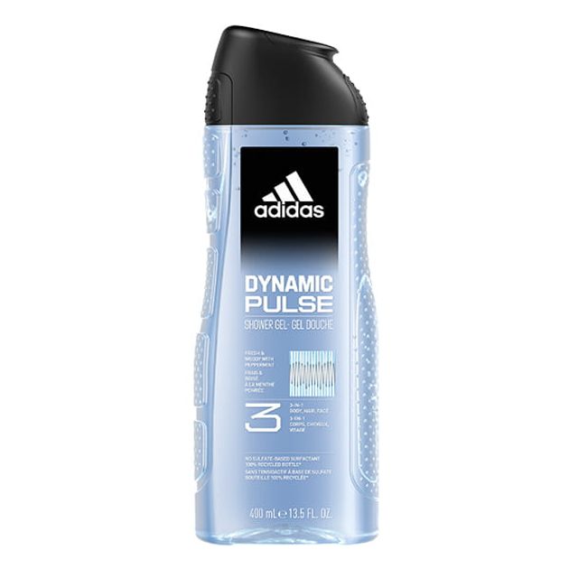 Гель для душу чоловічий Adidas Dynamic Pulse 3в1 400 мл