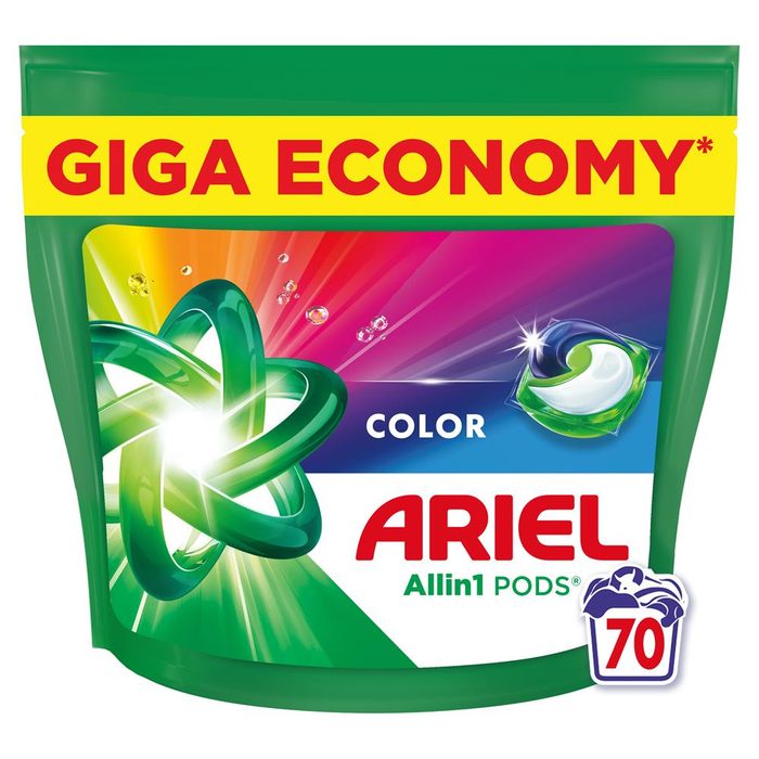 Гель-капсули для прання Ariel All in 1 Color 70 шт