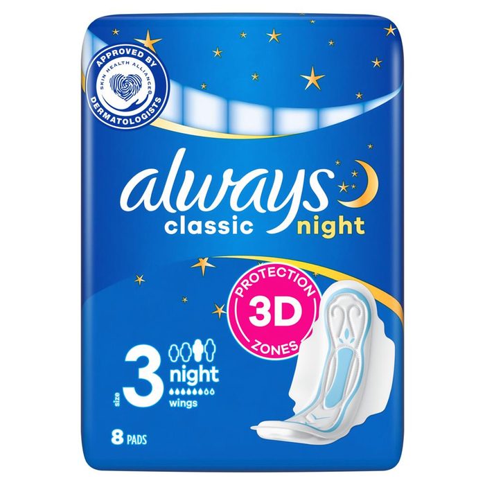 Гігієнічні прокладки Always Classic Night Single 8 шт