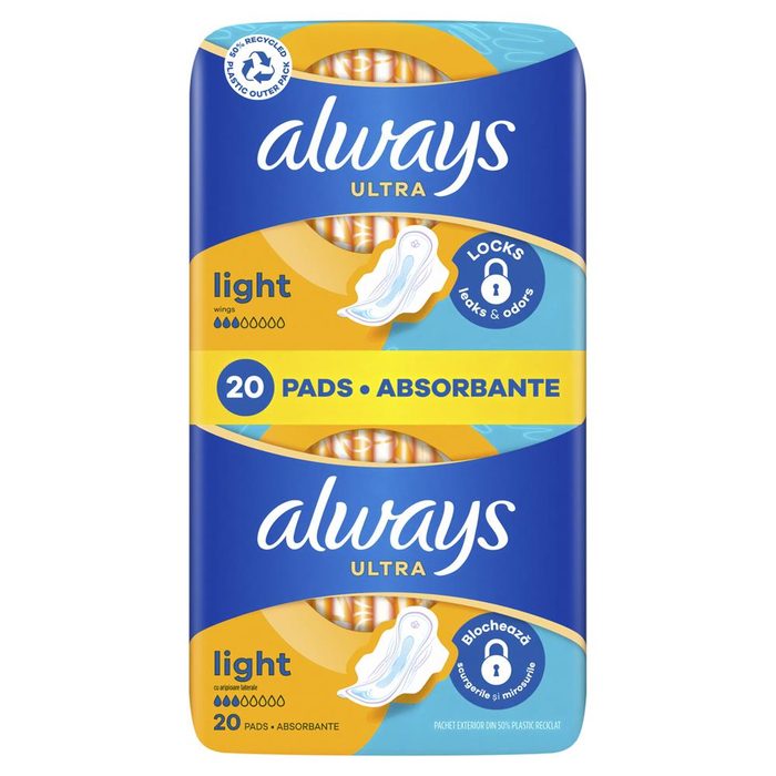 Гігієнічні прокладки Always Ultra Light Duo 20 шт