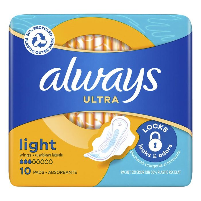 Гігієнічні прокладки Always Ultra Light Single 10 шт