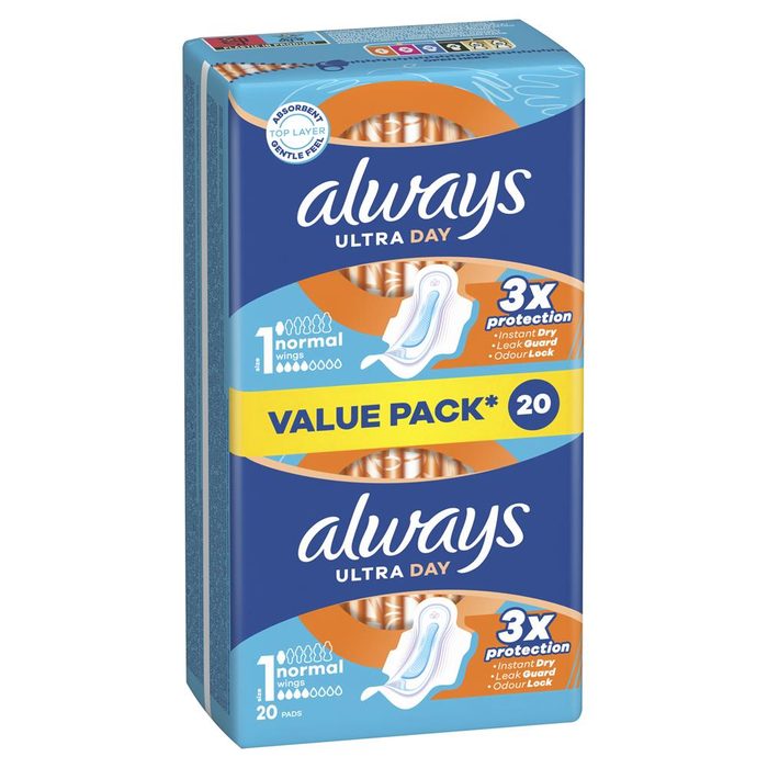 Гігієнічні прокладки Always Ultra Day Normal Duo 20 шт