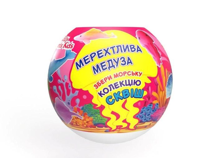 Бомбочка для ванни зі сквішем Aqua Shine Мерехтлива Медуза 120 г