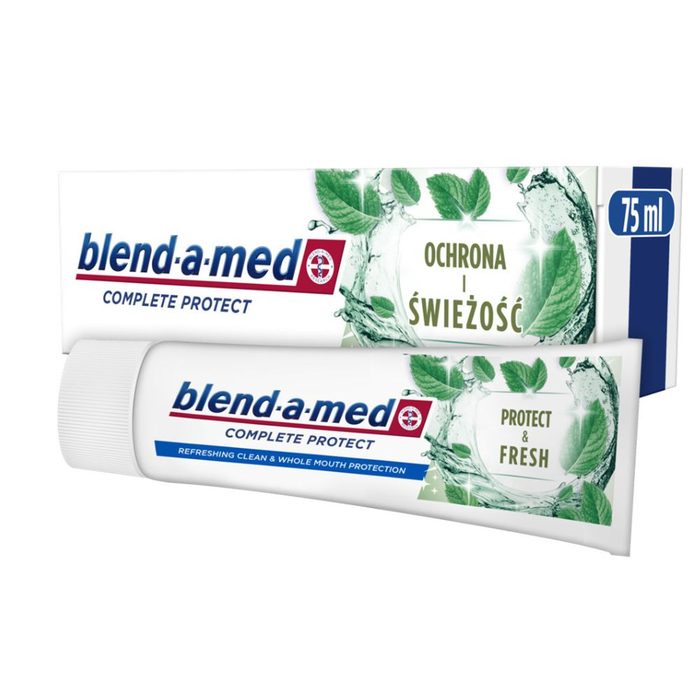 Зубна паста Blend-a-med Complete Фреш захист та Свіжість перцева м’ята 75 мл