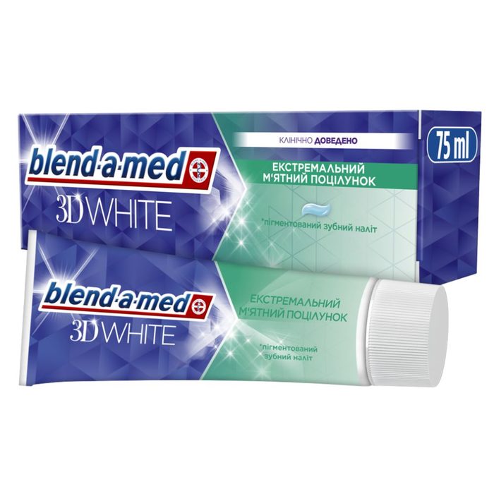 Зубна паста Blend-a-med 3D White Екстрам'ятний поцілунок 75 мл
