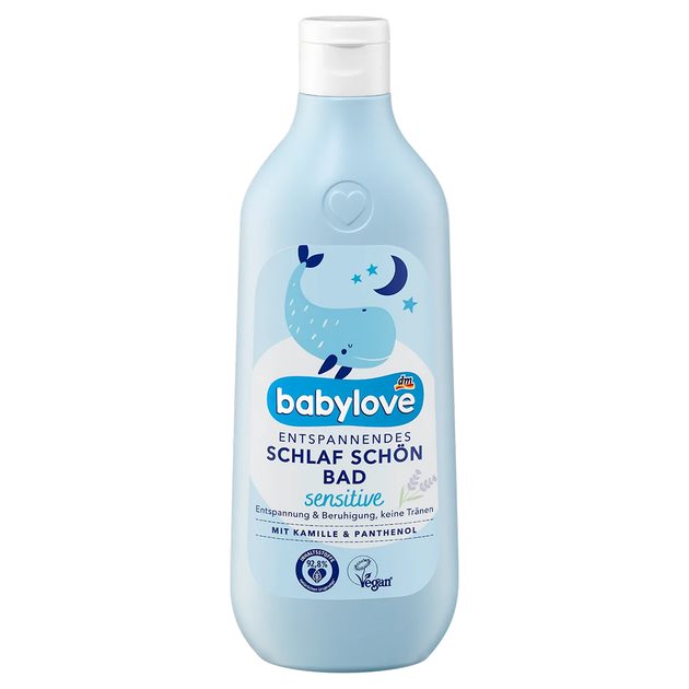 Дитяча добавка для купання Babylove Lavender oil & Panthenol Sensitive 500 мл