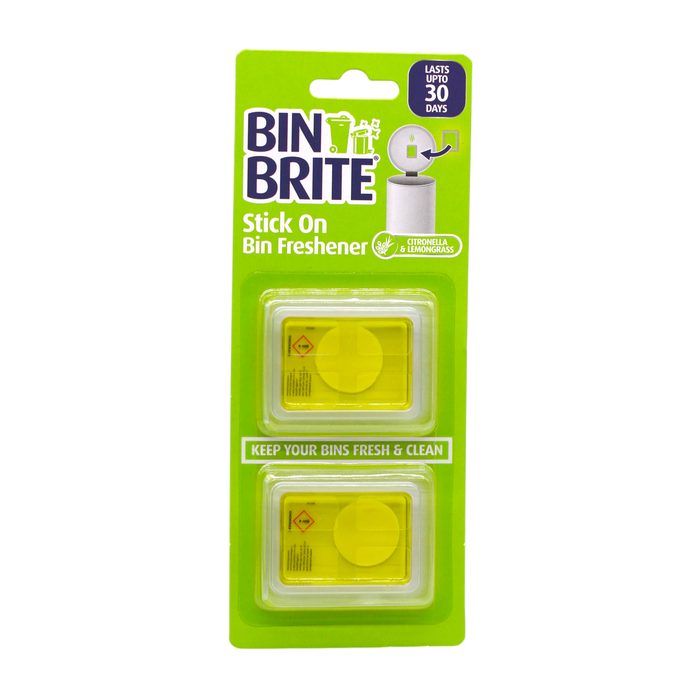Стікер-освіжувач для смітника Bin Brite Citronella & Lemongrass 2×5 г