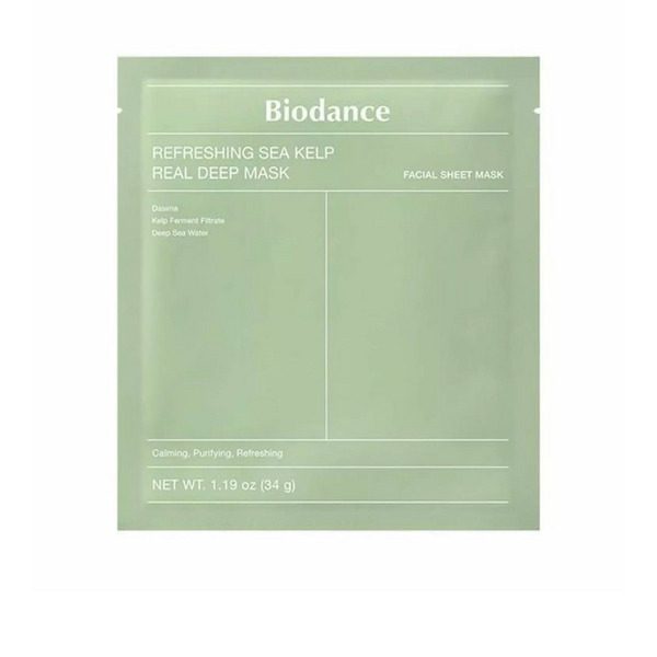 Маска гідрогелева Biodance Real Deep Mask з Refreshing Sea Kelp 34 г