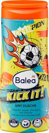 Шампунь та гель для душу Balea Kids 4в1 Boys Kick It 300 мл