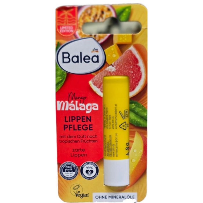 Бальзам для губ Balea Mango Malaga 4,8 г