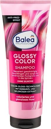 Шампунь Balea Professional для довгого волосся Glossy Color 250 мл