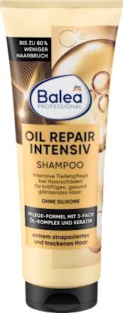 Шампунь Balea Professional для сухого та пошкодженого волосся Oil Repair Intensive 250 мл