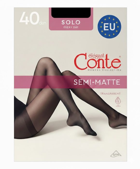 Колготки жіночі Conte SOLO 40 den р.3 Nero