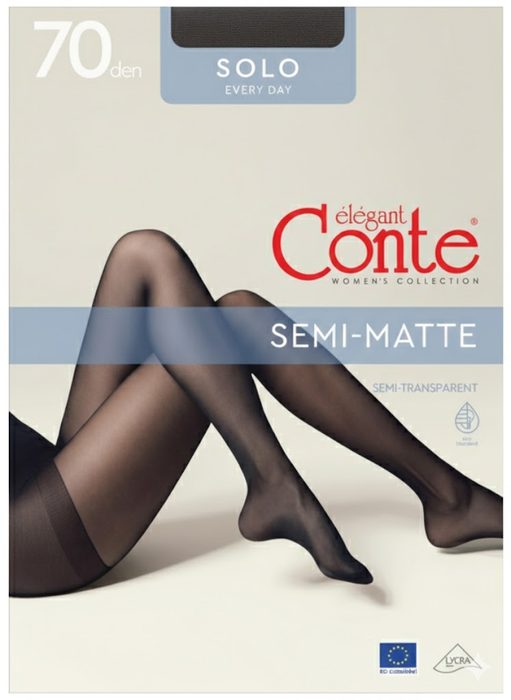 Колготки жіночі Conte SOLO 70 den р.3 Nero