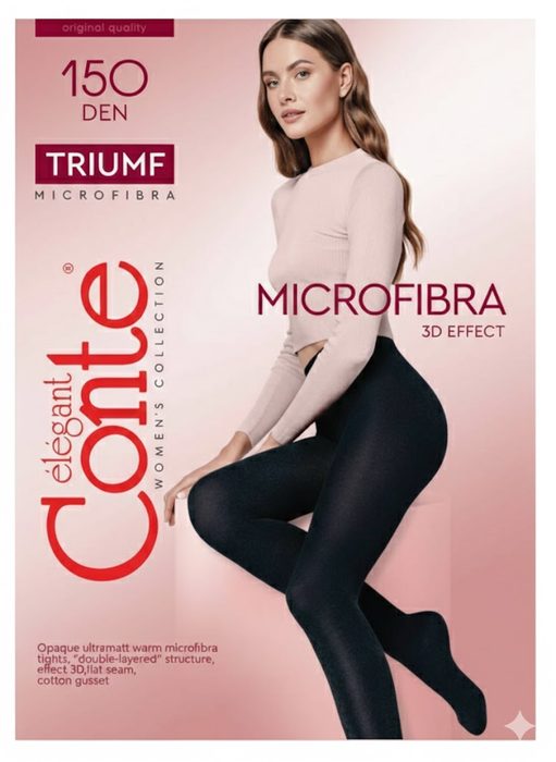 Колготки жіночі Conte TRIUMF 150 den р.3 Nero
