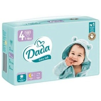 Підгузки Dada Extra Soft розмір 4 7–16 кг 48 шт
