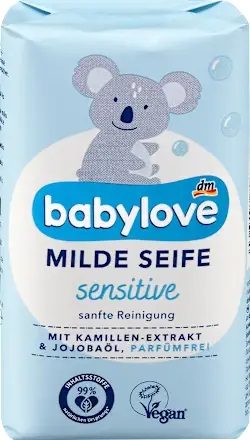 Мило дитяче тверде Babylove Sensitive 100 г
