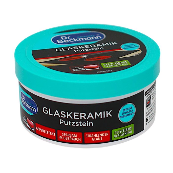 Губка з пастою для миття склокераміки Dr. Beckmann 250 г