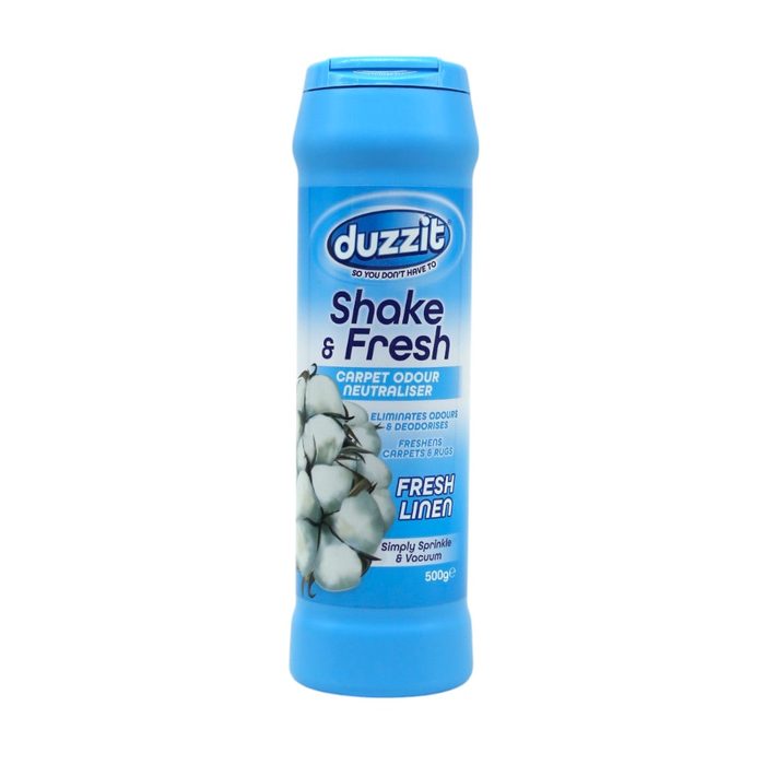 Освіжувач для килимів з нейтралізацією запаху Duzzit SHAKE & FRESH "Свіжість Бавовни" 500 г