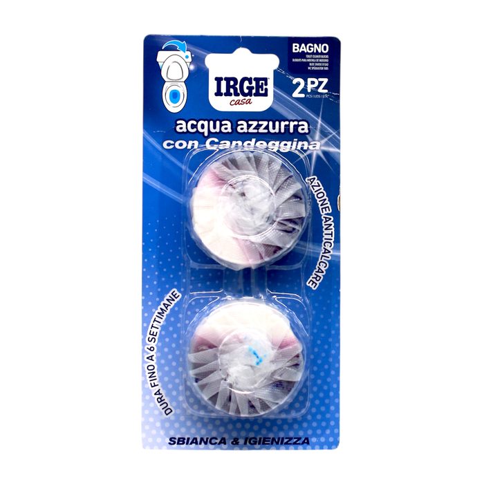 Таблетки для зливного бачка IRGE Acqua Azzurra з відбілювачем 2 шт