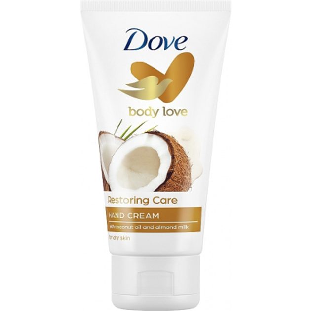 Крем для рук Dove Nourishing Secrets з кокосовою олією та мигдальним молочком 75 мл