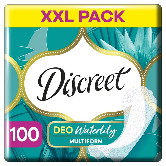 Щоденні гігієнічні прокладки Discreet Deo Water Lily Multiform Quatro 100 шт