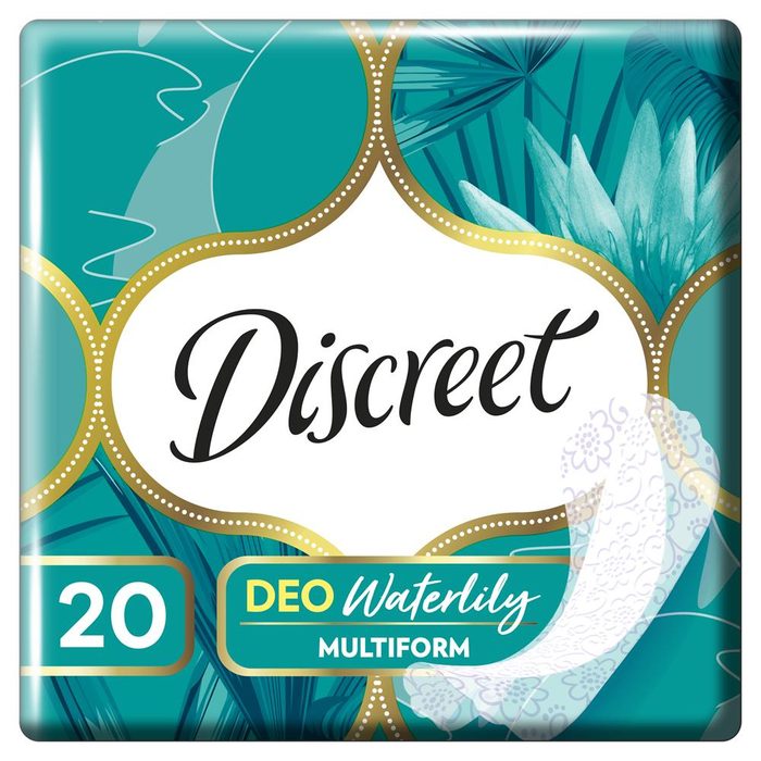 Щоденні гігієнічні прокладки Discreet Deo Water Lily Multiform Single 20 шт