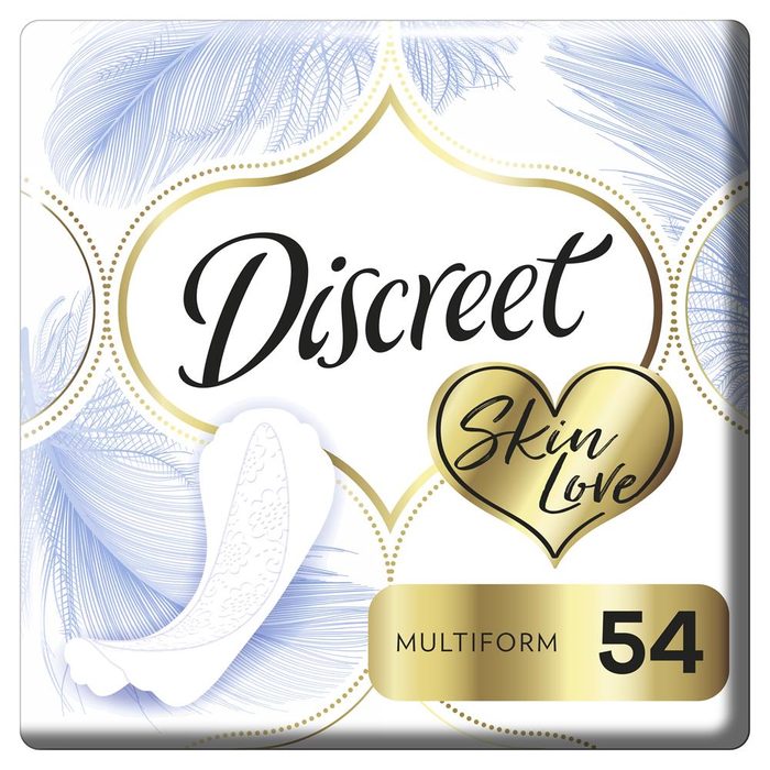 Щоденні гігієнічні прокладки Discreet Skin Love Multiform Triple 54 шт